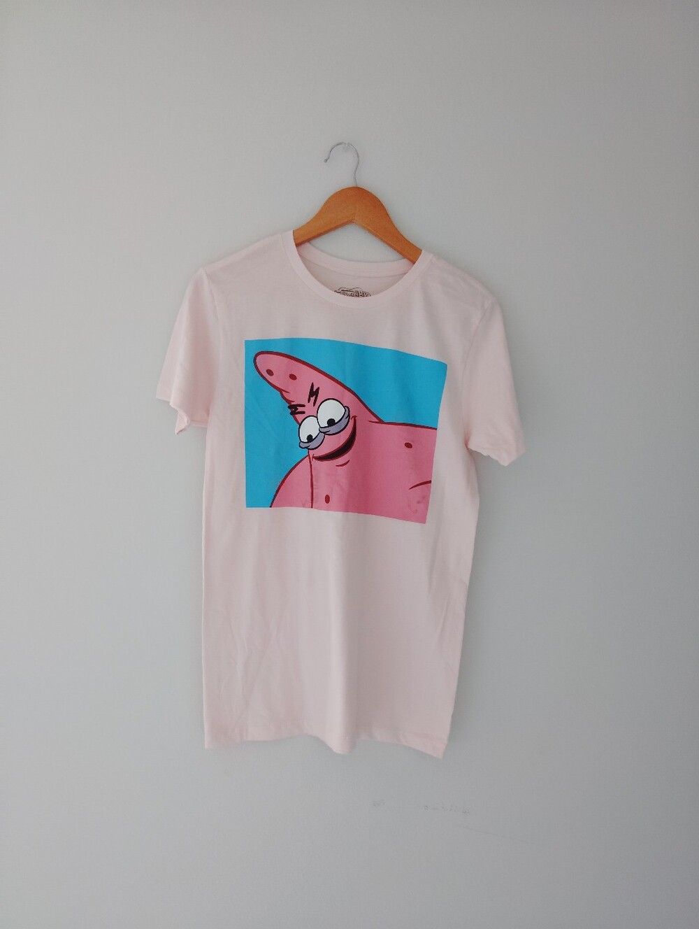 Patrick Star Graphic Tee - Light Pink